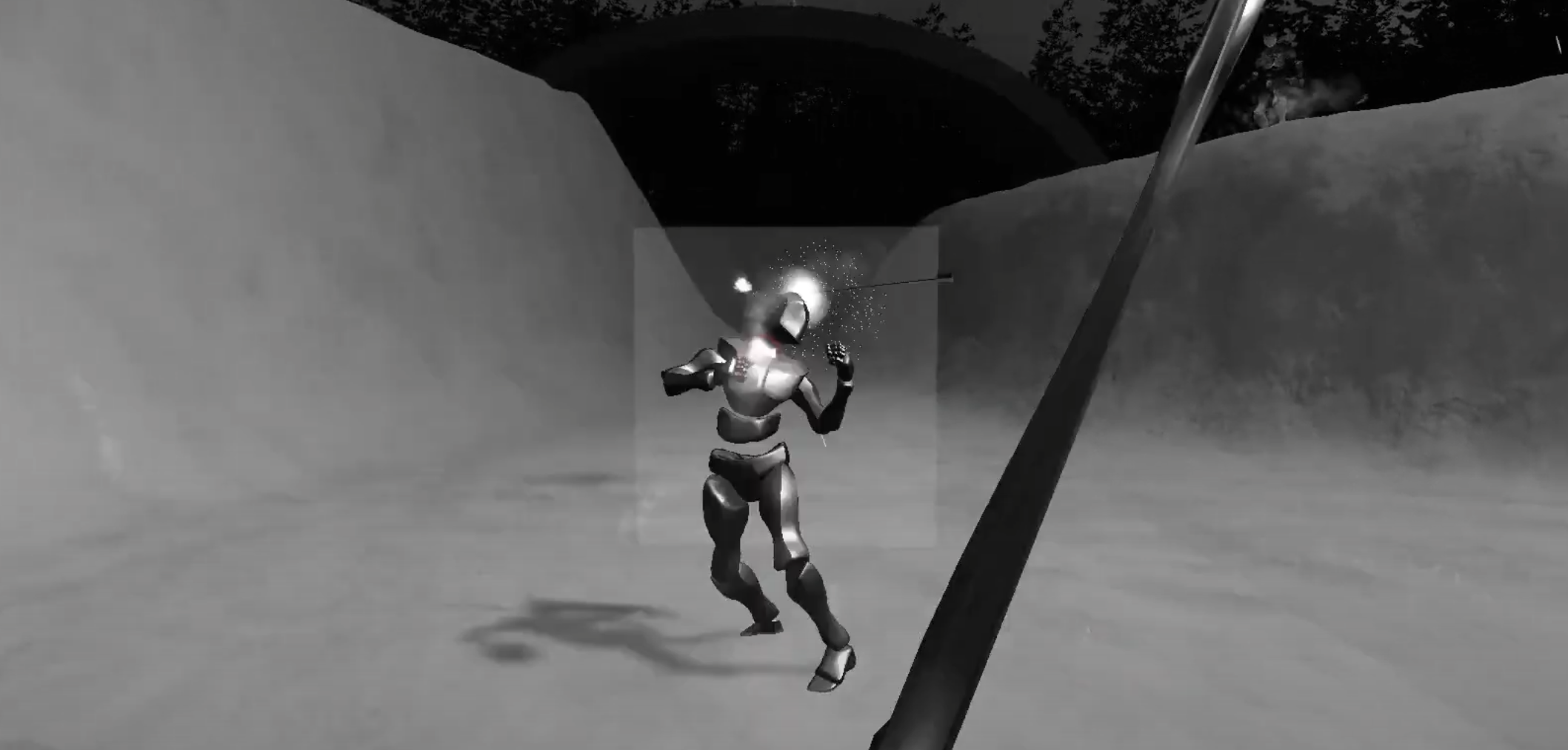 Main menu - black & white