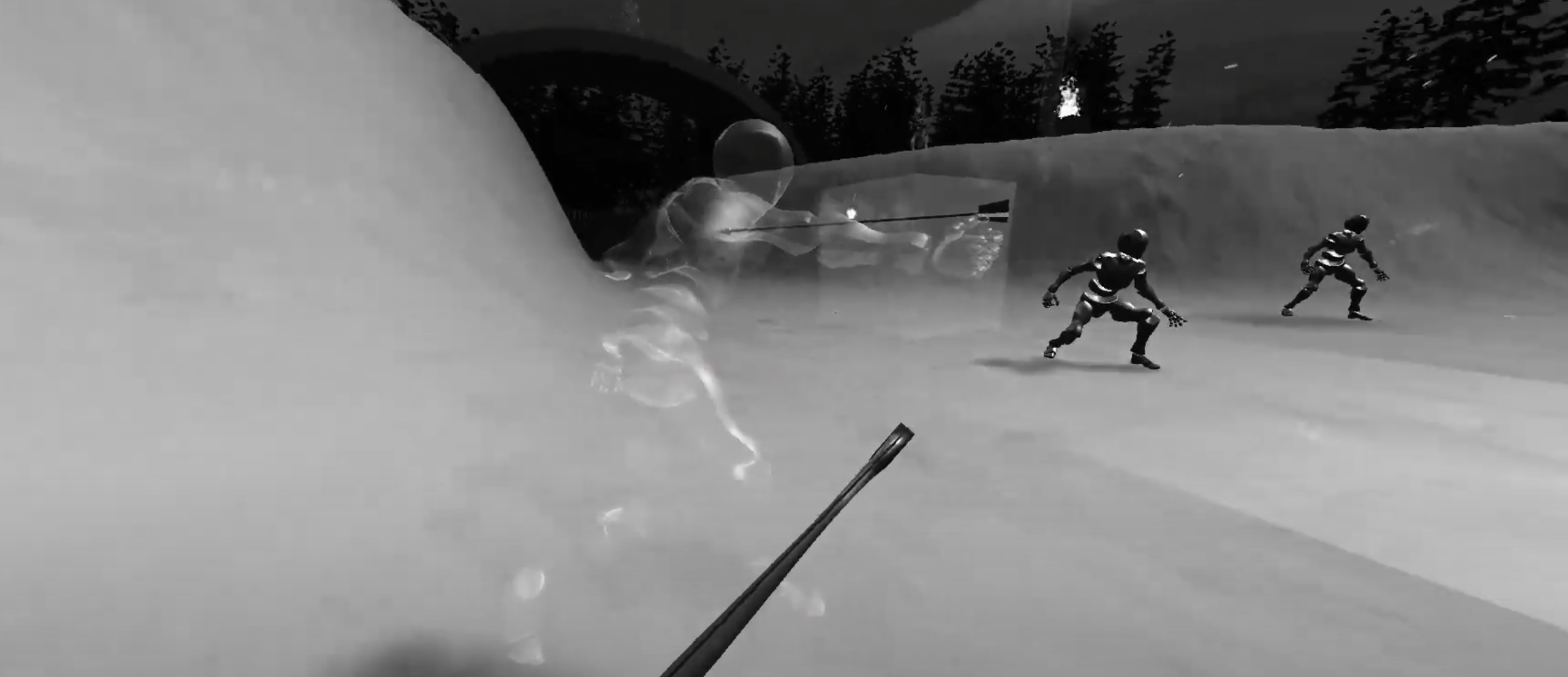 Main menu - black & white